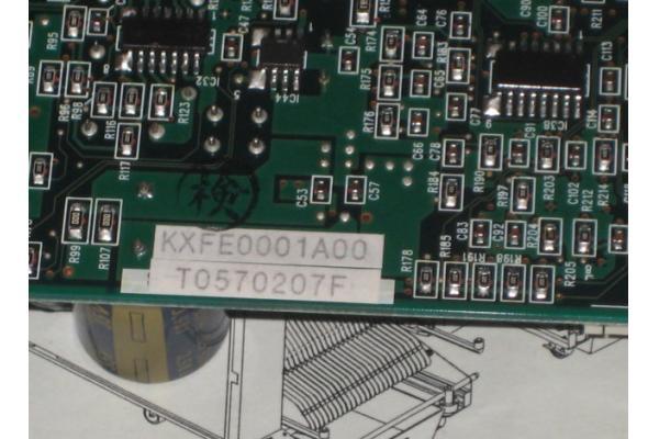 [CN] Panasonic CARD CM402 KXFE0001A00 PC BOARD